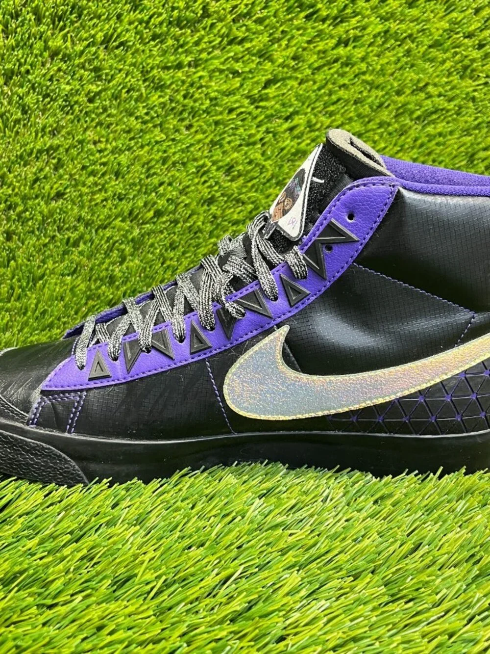 Nike Blazer '77 Mid Doernbecher Mens‎ Size 9.5 Black Athletic Shoes Sneakers
